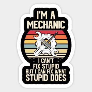 Built to Fix: The Mechanic’s Life Sticker